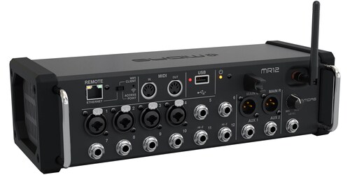 Mezcladora Digital MIDAS Mr12 Montaje Rack 12 Entradas.