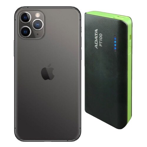 Celular Iphone 13 Pro Max 256gb Color Gris Reacondicionado + Power Bank  10,000mah