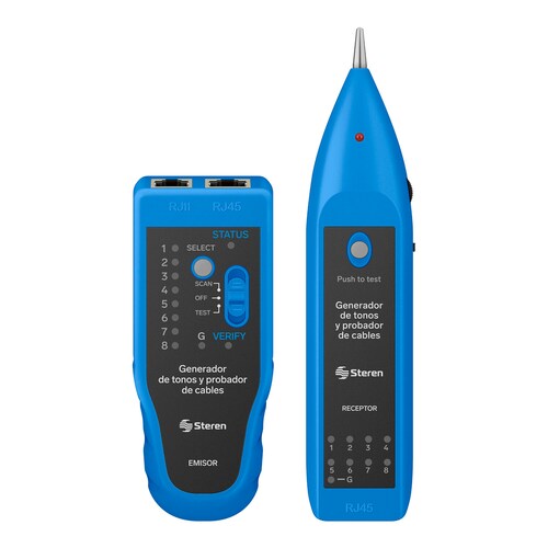Generador de tonos (Pollo) y probador de cable de red / telefónico HER-254 