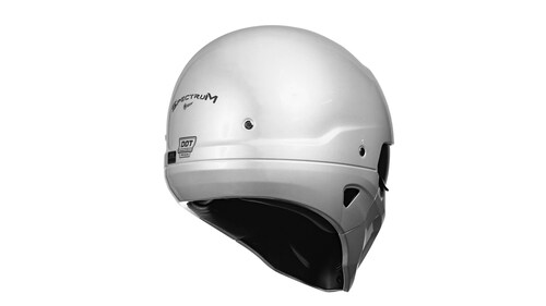 CASCO KOV SPECTRUM BLANCO BRILLANTE MODULAR PARA MOTO CERTIFICADO DOT 