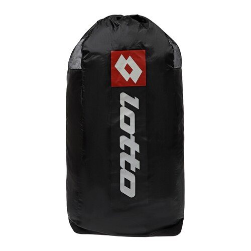Balonera Lotto bolsa deportiva de fútbol grande Color Negro.