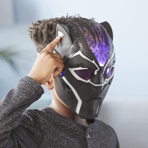 Marvel Black Panther Legacy Máscara De Poder Vibranium 
