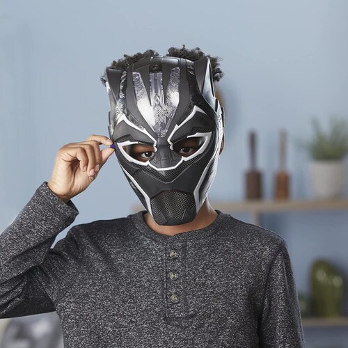 Marvel Black Panther Legacy Máscara De Poder Vibranium 