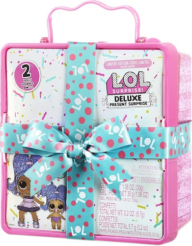 Lol Surprise Deluxe Present Surprise Muñeca Y Hermanita.