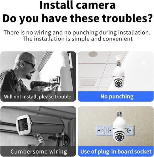 Camara de seguridad tipo FOCO