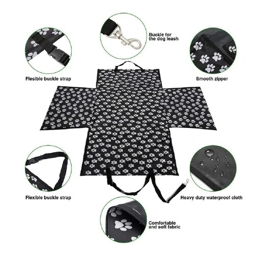 Funda Impermeable Cubre Asientos De Auto Para Mascota Perros