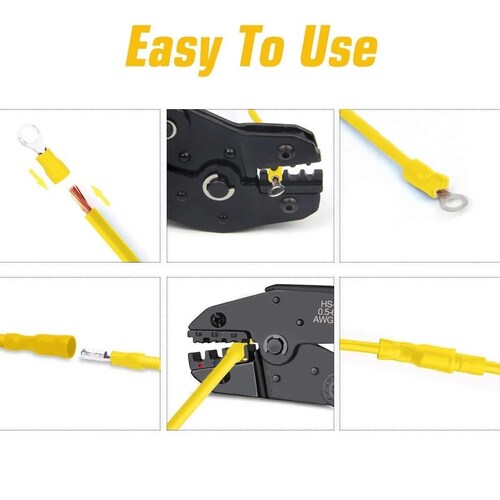 Kit 840 Terminales Aisladas Conductores Conector Cable Electrico