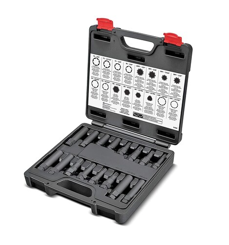 Kit Extractores Birlos Seguridad Powerbuilt 16 Piezas