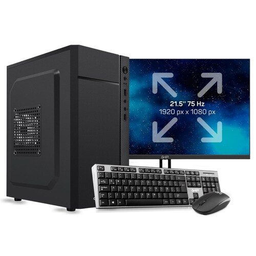 The Boss PC Quaroni Intel Core i5-10400, 8 GB, 480 GB SSD, incluye Monitor y Accesorios