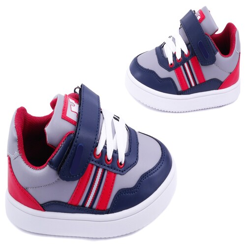 Tenis Niño Deportivos Arco Ortopédico Velcro MAK II-MGR