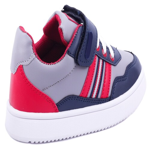 Tenis Niño Deportivos Arco Ortopédico Velcro MAK II-MGR
