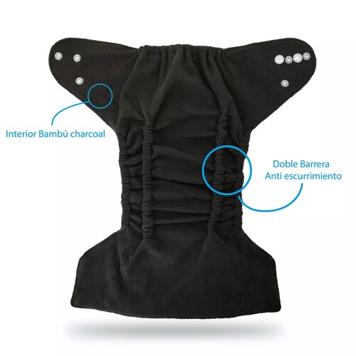 Pañal Ecológico Doble Barrera Con Inserto 4 Capas Ecobaby