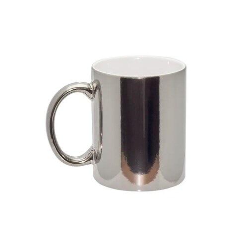 Pack de 36 unidades de Taza Rigba Para sublimacion 11oz Plateada Espejo