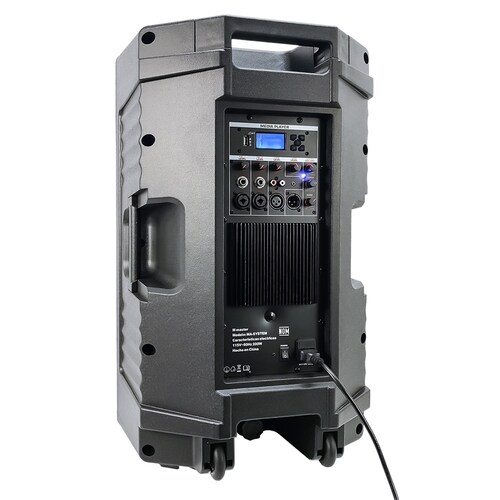 Kit de Bafles Profesionales de 15 Pulgadas Master con 36000 Watts de Potencia Musical PMPO con Bluetooth Conexion TWS Radio FM Lector USB y SD Salida para Bafle y Entrada de Microfono / MA-DUOSYSTEM