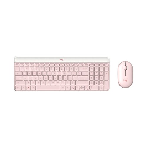 Kit 2 En 1 Wifi Logitech MK470  Español 920-011312 Rosa .