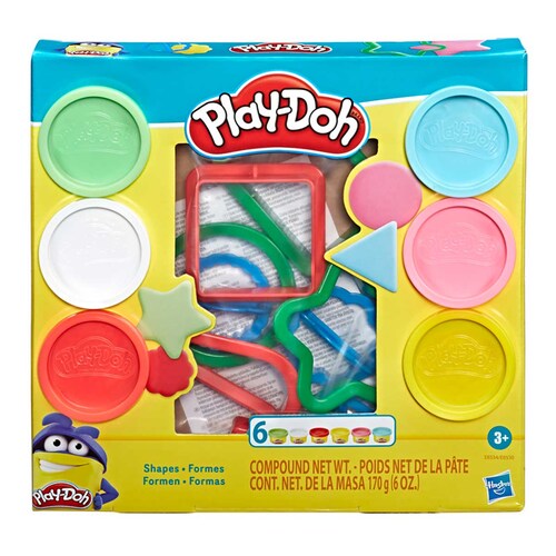 Play Doh Fundamentals De Formas, Juego Moldeable