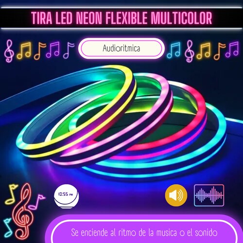 Tira De Led Neón Con Wifi Dosyu Dy-Pl03 Multicolor