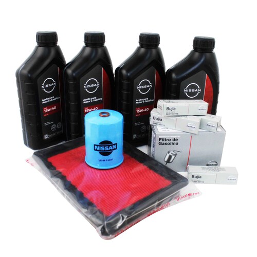 Kit de afinación completo original Nissan Tsuru III 1992-2017 Aceite 15w30