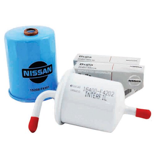 Kit de afinación completo original Nissan Tsuru III 1992-2017 Aceite 20w50.