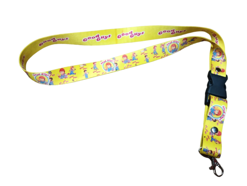 Lanyard chucky, good guys, porta credencial, cinta para llaves, marca bisonte .