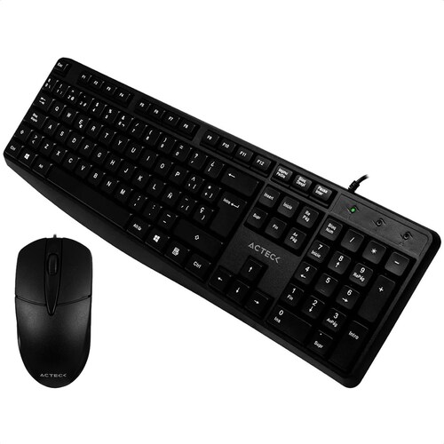 Kit Teclado Y Mouse Acteck Creator MK210 Alambrico USB Español AC-928984.