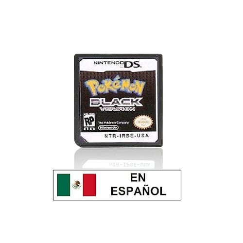 Cartucho R4 Repro Nintendo DS Pokémon Negro Español