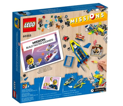 Lego City 60355 Misiones De Investigación D Policía Acuática