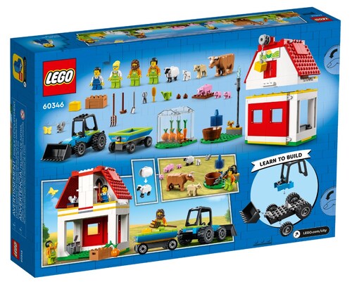 Lego City 60346 Granero Y Animales De Granja