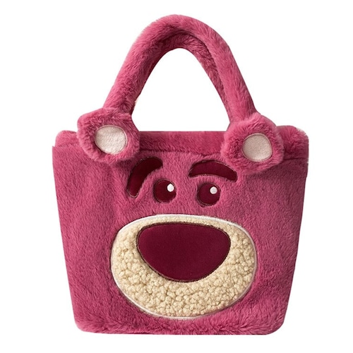 Bolsa Para Niña Dama Personaje Lotso Tipo Peluche Moda