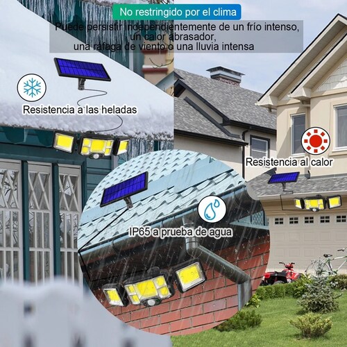 Lámpara Solar Jardin Luz Solar Para Interiores Y Exterior