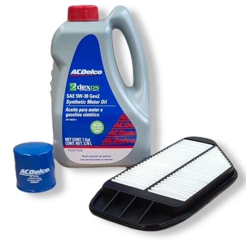 Kit Afinación ACDelco Chevrolet Beat 1.2 2018-2022 5w30 Sin Bujías