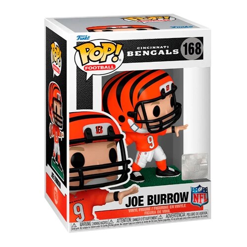 Funko Pop! Nfl Joe Burrow #168 Cincinnati Bengals