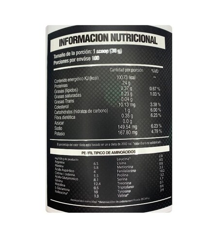 Izo zero Madness Protein 3Kg (100 serv) Sabor fresa