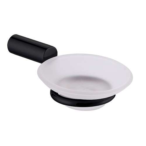Juego De Baño 7 Piezas Con Barra Doble Negro Mate De Lujo 