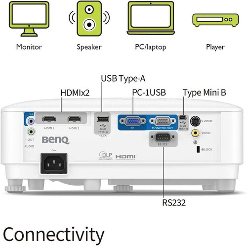 Proyector Benq MS560 4000 lumenes videoproyector.