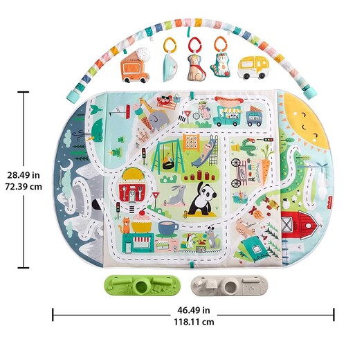 Gimnasio Jumbo Ciudad Fisher Price Tapete de Actividades