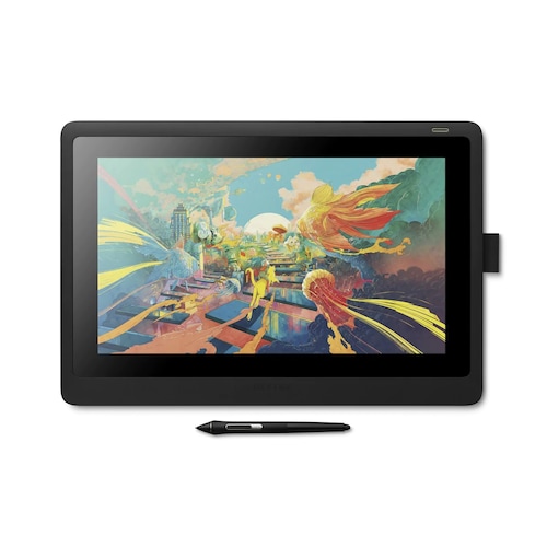 Tableta Gráfica Wacom Cintiq 16 15.6", 345 x 194 mm, Alámbrico, USB, Negro