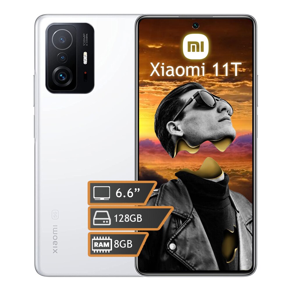 Celular Xiaomi 11T 128GB Almacenamiento 8GB Ram- Blanco