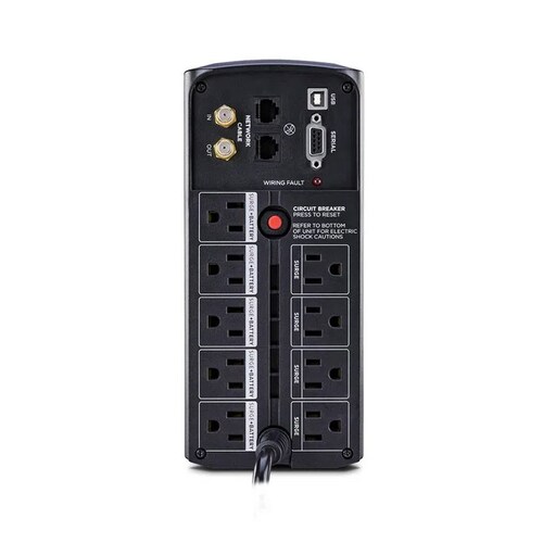 No Break Cyberpower CP1000AVRLCD 1000VA 600W 9Min 9C.