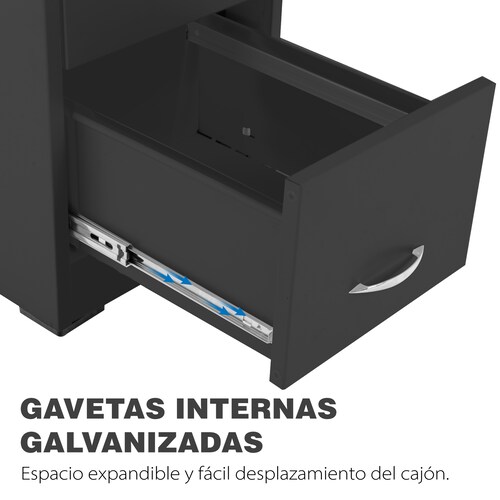 Archivero Vertical Con 2 Gavetas y 1 Cajonera Guardex