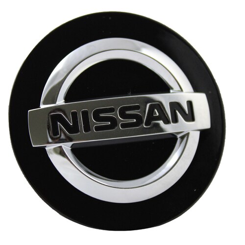 Tapon Central Negro Para Rin Aluminio Original Nissan.