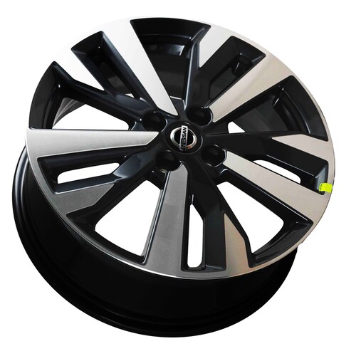 Rin 17in Aluminio Y Tapon Rueda Original Nissan Versa 19-22