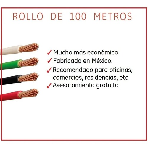 Combo Dos Cajas Cable Calibre 12 Cada Una De 100m Fabrica
