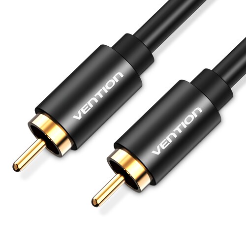 Cable de Audio Rca A Rca Coaxial Vention Alta Calidad Sonido 2m