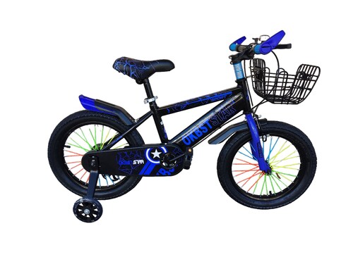 bicicleta para niños  tipo montaña rodada 16 con canasta rueditas y timbre .