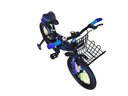 bicicleta para niños  tipo montaña rodada 16 con canasta rueditas y timbre .