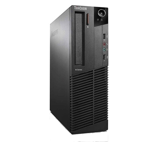 CPU Lenovo M79 SFF- AMD A8- 4GB RAM- 500GB HDD- Windows 10 Pro- Equipo Clase A, Reacondicionado. .