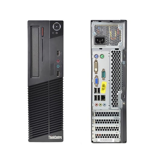 CPU Lenovo M79 SFF- AMD A8- 4GB RAM- 500GB HDD- Windows 10 Pro- Equipo Clase A, Reacondicionado. .
