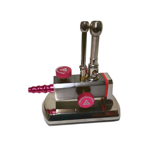Mechero Bunsen Lámpara de Gas para Laboratorio de Doble Tubo Salida