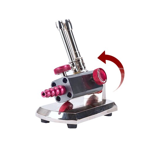 Mechero Bunsen Lámpara de Gas para Laboratorio de Doble Tubo Salida